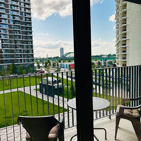 Luxury Waterfront View - BW Apartment River View Belgrado Exterior foto